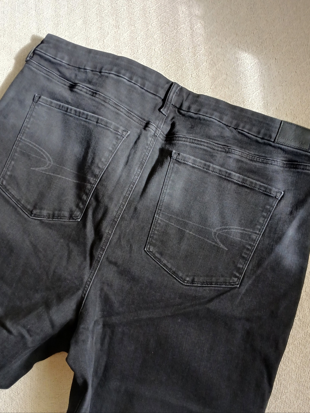 aeo ♡ bff jegging luxe stretch black xl indie sleaze whimsigoth comfort minimal - Picture 7 of 11